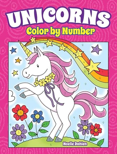 9780486849836: Unicorns Color by Number (Dover Fantasy Coloring Books)