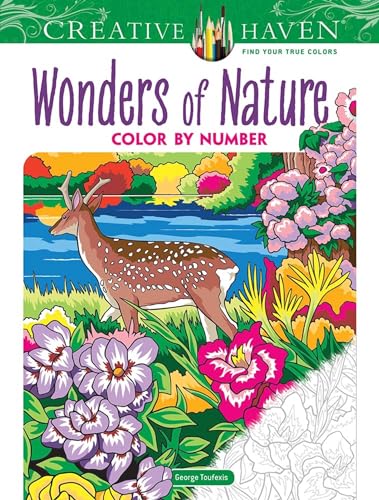 Stock image for Creative Haven Wonders of Nature Color by Number (Creative Haven Coloring Books) for sale by PlumCircle