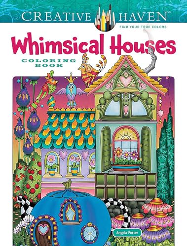 Stock image for Creative Haven Whimsical Houses Coloring Book (Adult Coloring Books: Art Design) for sale by Front Cover Books