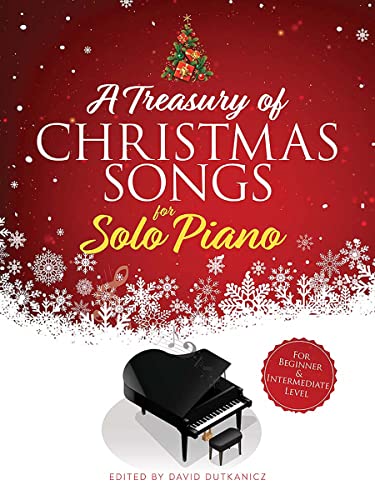 Stock image for A Treasury of Christmas Songs for Solo Piano: For Beginner Intermediate Level (Dover Classical Piano Music For Beginners) for sale by Goodwill Books