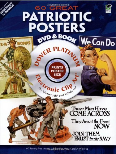 Beispielbild fr 60 Great Patriotic Posters Platinum DVD and Book (Dover Electronic Clip Art) zum Verkauf von HPB-Movies