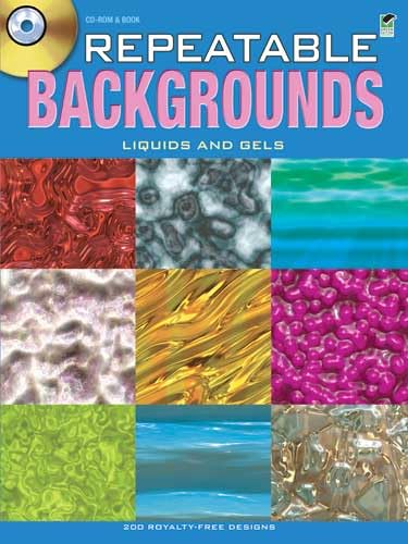 Repeatable Backgrounds: Liquids & Gels [With CDROM] (Green)