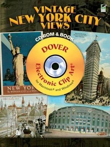 Stock image for Vintage New York City Views CD-ROM and Book (Dover Electronic Clip Art) for sale by Best and Fastest Books
