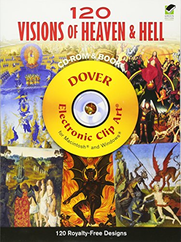 Stock image for 120 Visions of Heaven and Hell CD-ROM and Book (Dover Electronic Clip Art) for sale by HPB-Movies