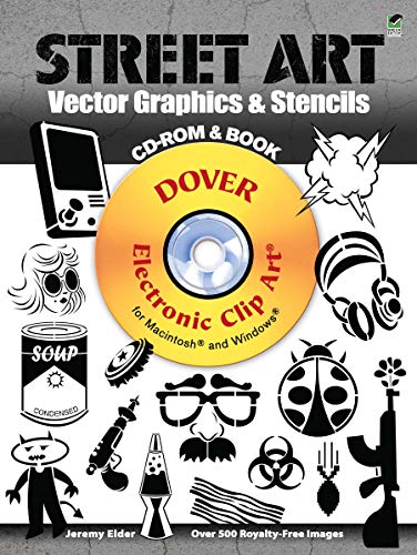 9780486991702: Street Art Vector Graphics & Stencils CD-ROM and Book (Dover Electronic Clip Art)