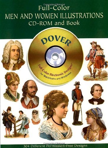 Full-Color Men and Women Illustrations CD-ROM and Book (Dover Pictorial Archives) (9780486995007) by Dover