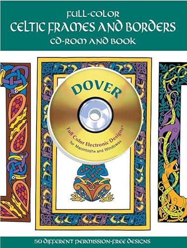 9780486995212: Full-Color Celtic Frames and Borders CD-ROM and Book (Dover Pictorial Archives)