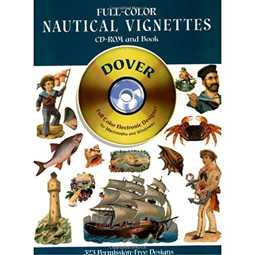 Full-Color Nautical Vignettes CD-ROM and Book (Dover Pictorial Archives) (9780486995229) by Dover