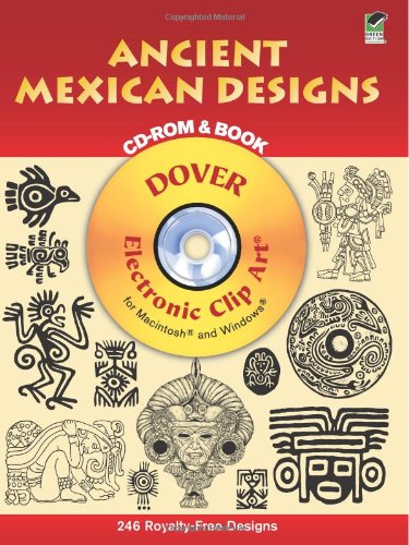 Stock image for Ancient Mexican Designs CD-ROM and Book for sale by ThriftBooks-Dallas