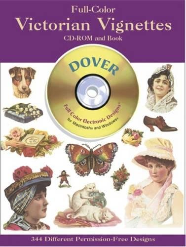 Full-Color Victorian Vignettes CD-ROM and Book (9780486995434) by Dover