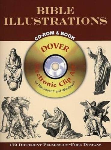 Stock image for Bible Illustrations CD-ROM and Book (Dover Electronic Clip Art) for sale by medimops