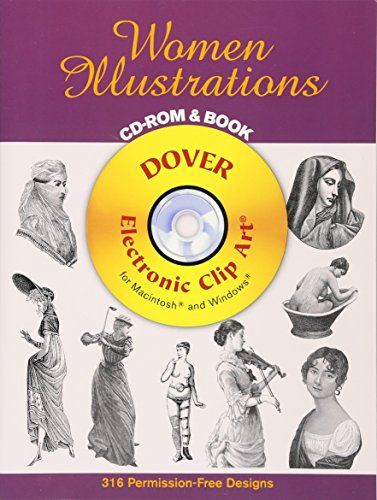 9780486995700: Women Illustrations CD-ROM and Book (Dover Electronic Clip Art)