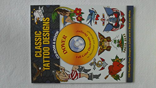 9780486995922: Classic Tattoo Designs CD-ROM and Book (Dover Electronic Clip Art)