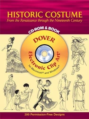 9780486996196: Historic Costume CD Rom and Book (Dover Electronic Clip Art)