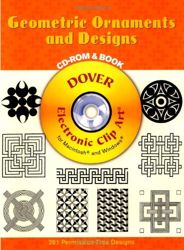 9780486996202: Geometric Ornaments CDROM and Book (Dover Electronic Clip Art)
