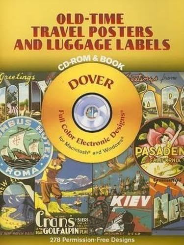 Stock image for Old-Time Travel Posters and Luggage Labels CD-ROM and Book (Dover Electronic Clip Art) for sale by SecondSale