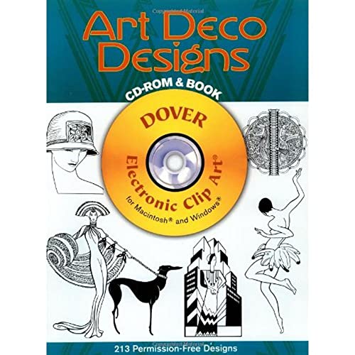 Stock image for Art Deco Designs CD-ROM and Book (Dover Electronic Clip Art) for sale by ZBK Books