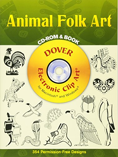 Beispielbild fr ANIMAL FOLK ART W/CD (Dover Electronic Clip Art) zum Verkauf von diakonia secondhand