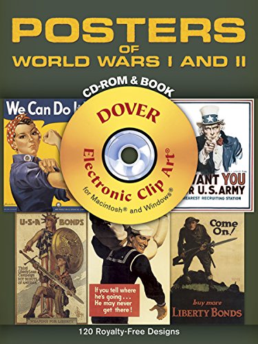 9780486996844: Posters of World Wars I and II (Dover Electronic Clip Art)
