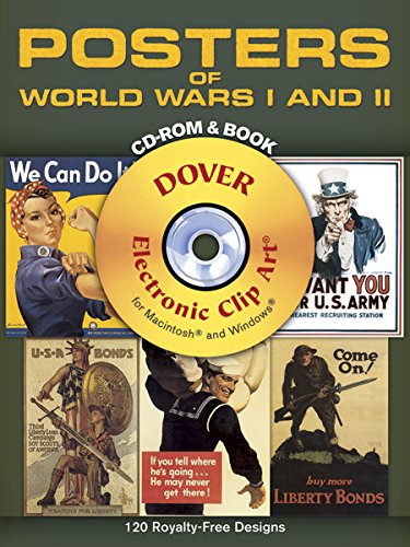 9780486996844: Posters of World Wars I and II CD-ROM and Book (Dover Electronic Clip Art)