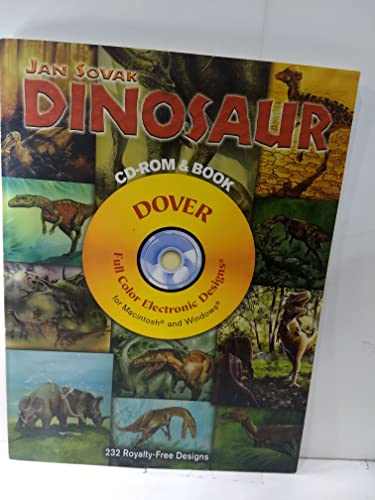 Dinosaur CD-ROM and Book (Dover Electronic Clip Art) (9780486997469) by Sovak, Jan