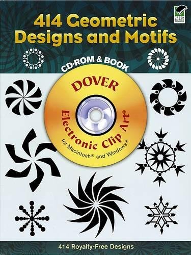 414 Geometric Designs and Motifs (Dover Electronic Clip Art) (CD-ROM and Book) (9780486997476) by Dover