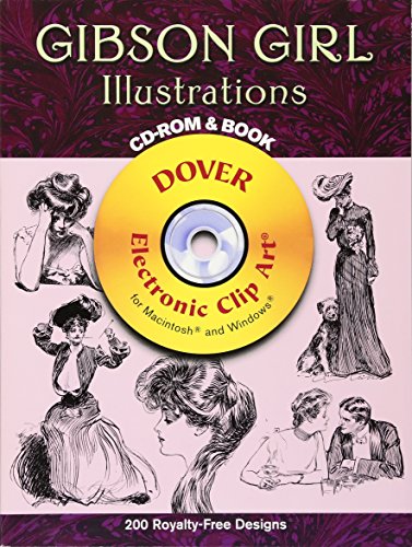 Imagen de archivo de Gibson Girl Illustrations CD-ROM and Book (Dover Electronic Clip Art) a la venta por SecondSale