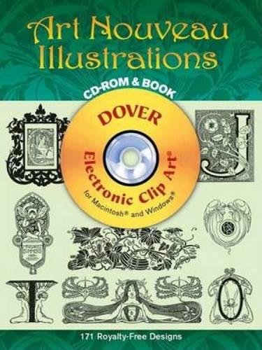 Stock image for Art Nouveau Illustrations CD-ROM and Book (Dover Electronic Clip Art) for sale by Half Price Books Inc.