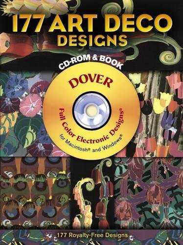 Stock image for 177 Art Deco Designs (Dover Full-Color Electronic Design) (CD-ROM and Book) for sale by Orion Tech