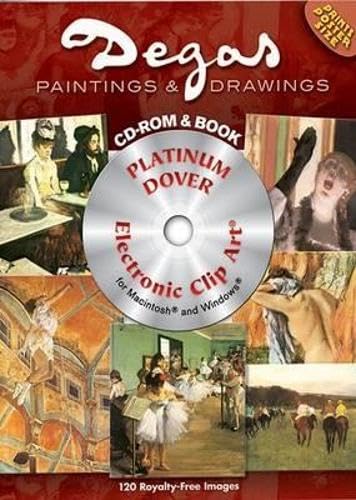 Stock image for 120 Degas Paintings and Drawings Platinum DVD and Book (Dover Electronic Clip Art) for sale by SecondSale