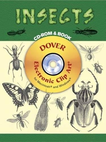 Beispielbild fr Insects CD-ROM and Book (Dover Electronic Clip Art) zum Verkauf von Once Upon A Time Books