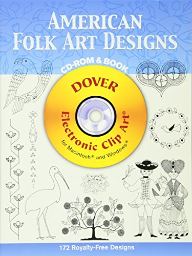 Stock image for American Folk Art Designs (Electronic Clip Art) for sale by diakonia secondhand