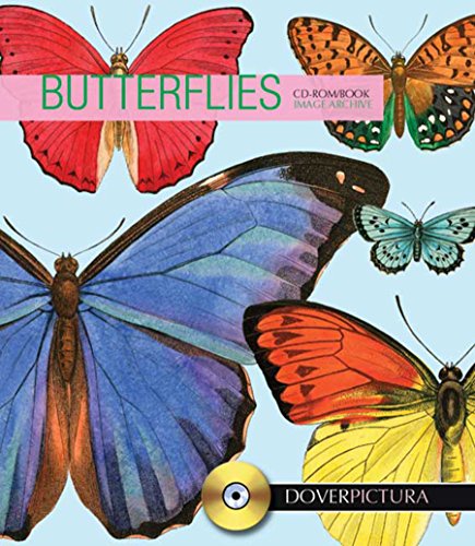 9780486998084: Butterflies (Dover Pictura Electronic Clip Art)