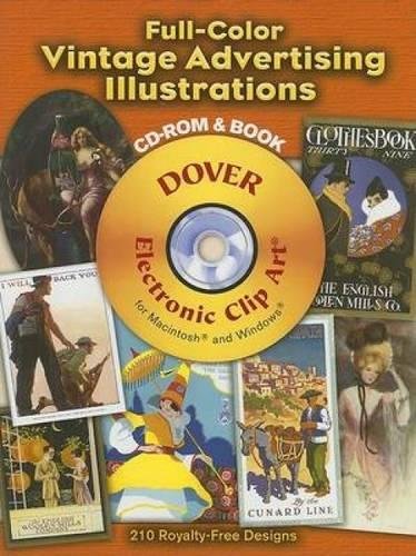 Beispielbild fr Full-Color Vintage Advertising Illustrations (Dover Electronic Clip Art) zum Verkauf von WorldofBooks
