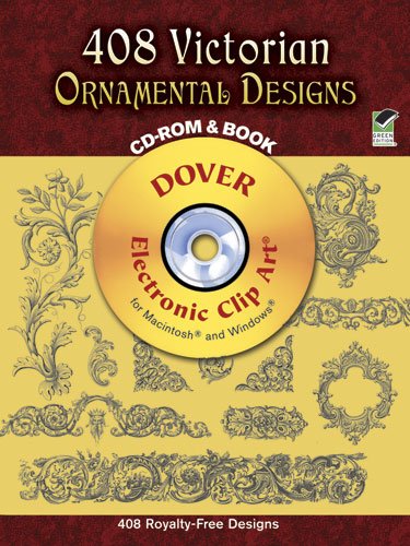 408 Victorian Ornamental Designs (Dover Electronic Clip Art) (CD-ROM and Book) (9780486998305) by Knight, F.; Clip Art