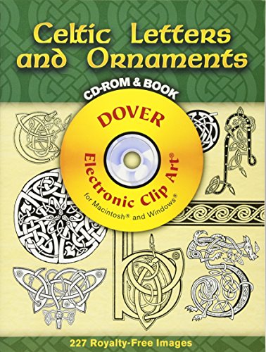 Beispielbild fr Celtic Letters and Ornaments (Dover Electronic Clip Art) zum Verkauf von WorldofBooks