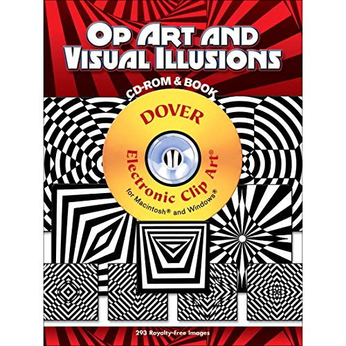 9780486998916: Op Art and Visual Illusions CD-ROM and Book (Dover Electronic Clip Art)