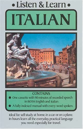 Listen & Learn Italian (Listen and Learn: Audio Cassette Plus Book) (9780486999166) by Dover