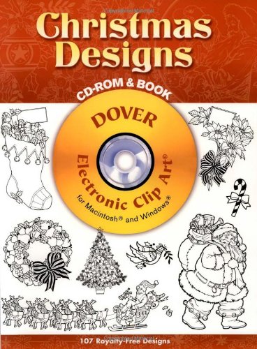 Beispielbild fr Christmas Designs CD-ROM and Book [With Electronic Clip Art for Macintosh and Windows] zum Verkauf von ThriftBooks-Dallas