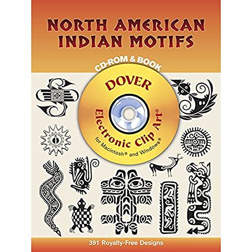9780486999456: North American Indian Motifs: 391 Different Copyright-Free Designs (Dover Electronic Clip Art)