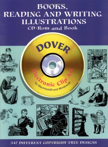 9780486999524: Illustrations of Books and Reading and Writing (Dover Electronic Clip Art)