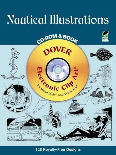 Stock image for Nautical Illustrations CD-ROM and Book (Dover Electronic Clip Art) for sale by medimops