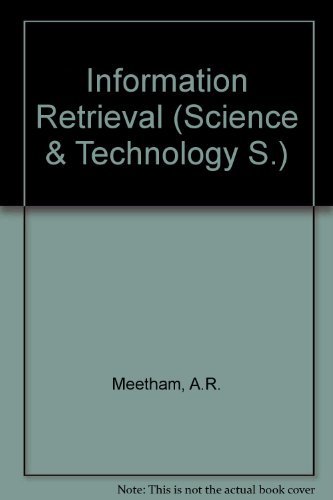 Stock image for Information Retrieval (Science & Technology S.) for sale by Hay-on-Wye Booksellers