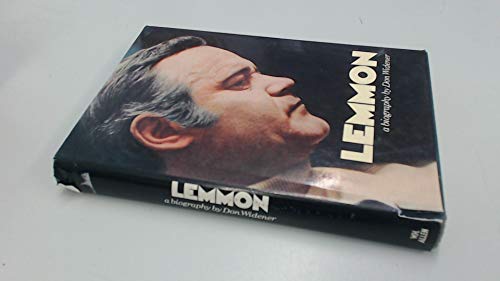 9780491015783: Lemmon: A biography