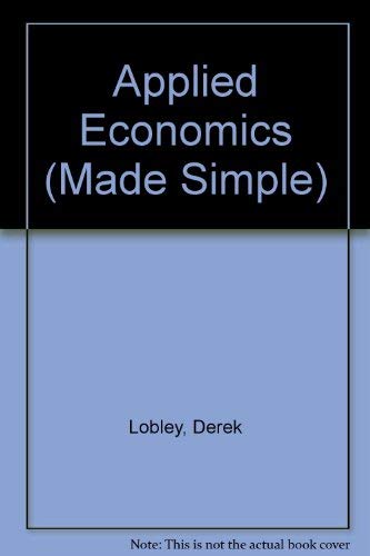 Stock image for Applied Economics (Made Simple) for sale by medimops