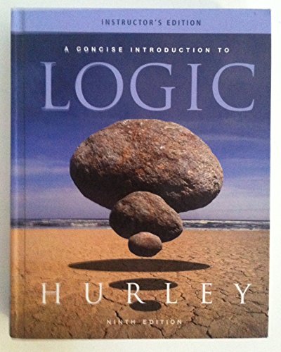 IE Concise Introduction to Logic W/CD 9e (9780495000242) by Patrick J. Hurley