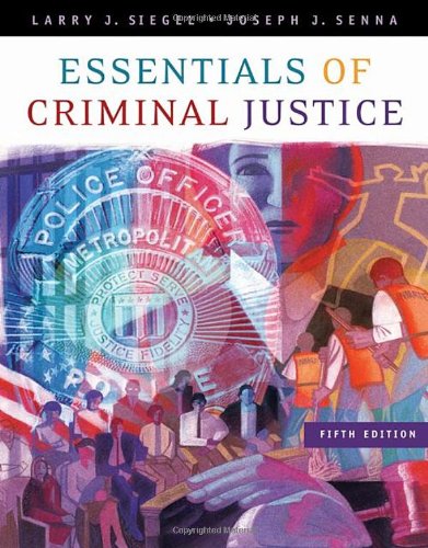Beispielbild fr Essentials of Criminal Justice zum Verkauf von Better World Books