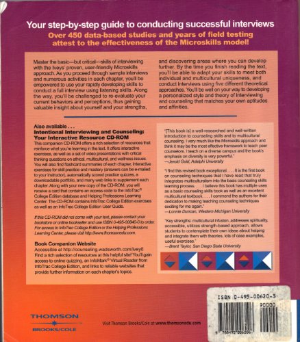 Imagen de archivo de Intentional Interviewing and Counseling: Facilitating Client Development in a Multicultural Society (book only) a la venta por Once Upon A Time Books