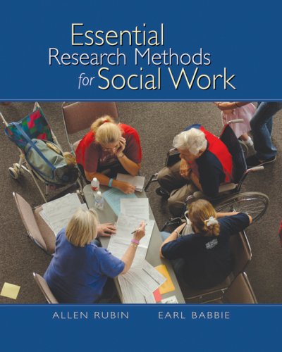 Beispielbild fr Essential Research Methods for Social Work (Available Titles CengageNOW) zum Verkauf von KuleliBooks