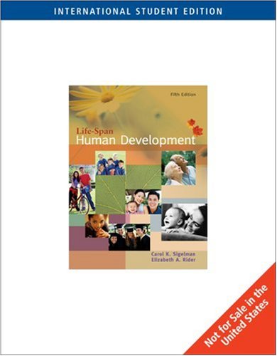 Stock image for Life-Span Human Development International Student Edition for sale by WorldofBooks